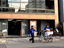 ポスティングの現場